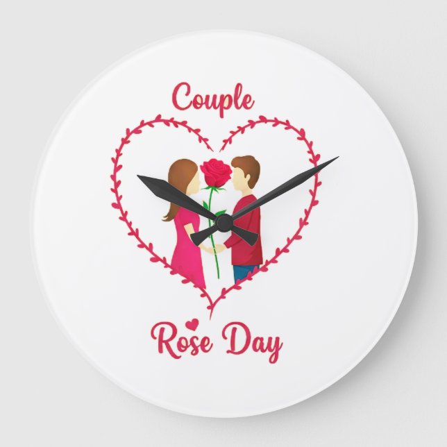 "Romantiska Ro-dagen 2025 🌹 💑 | Kärlek Blommar s Stor Klocka (Framsida)