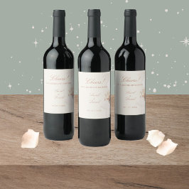 Romantiska Ro Vin-etiketter Vinflaska Etikett