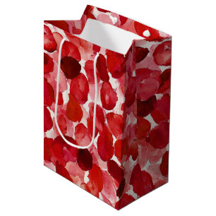 Romantiska röda rosenblad Blommig bröllopsdusch