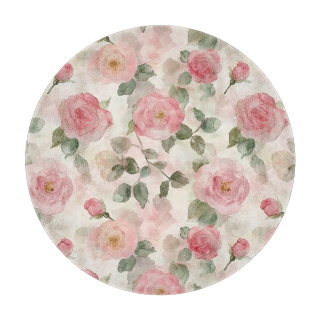 Romantiska rosablommor i rosa  (Framsidan)