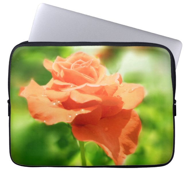 Romantiska rosor blommor #2 laptop fodral (Framsidan)