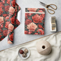 Romantiska skuggor av Red and Salmon Ro