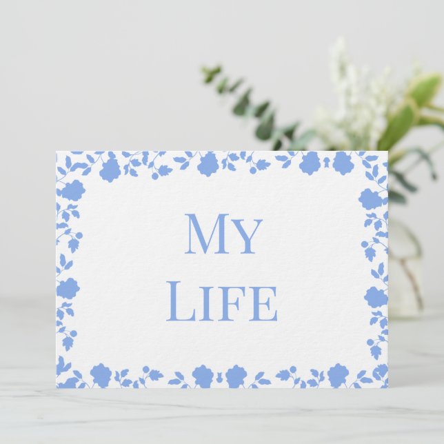 Romantiska Soft Söt Sång Namn Bord-kort Inbjudningar (Stående Fram)