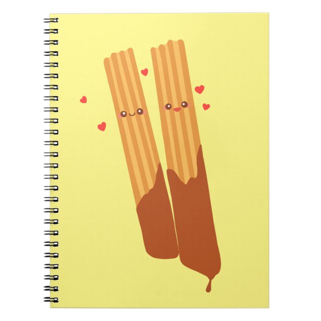 Romantiska spanska kronor med choklad anteckningsbok (Framsidan)