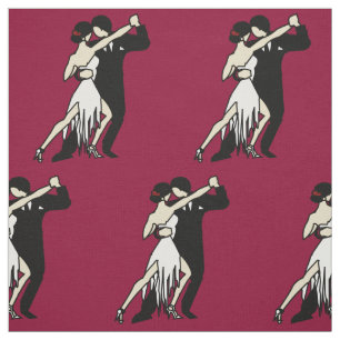 Romantiska Tango-dansare Tyg