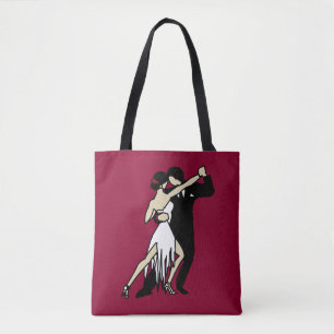 Romantiska Tango-dansare Tygkasse