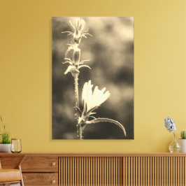 Romantiska träd & blommor – botanisk boho-fantasi canvastryck