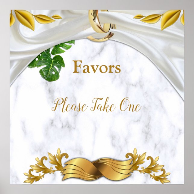 Romantiska tropiska bröllopsfavoriter poster (Framsidan)