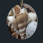 Romantiska tropiska exotiska Snäckor Beach Kärlek Julgransprydnad Keramik<br><div class="desc">Romantiska tropiska exotiska Snäckor Beach Kärlek</div>