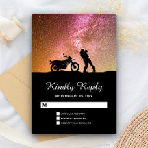 Romantiska Twilight Galaxy Couple Bröllop