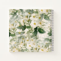 Romantiska utjämnade vita blommor och Grönt Löv