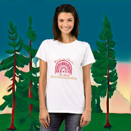 Romantiska Valentineser du är min regnbåge. T Shirt