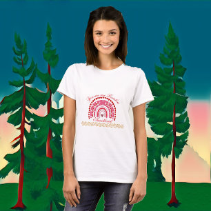 Romantiska Valentineser du är min regnbåge. T Shirt
