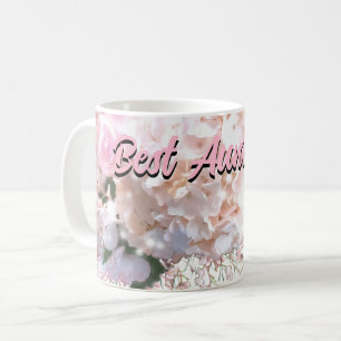 Romantiska vita snöre-vattenområden rosa ros Moste Kaffemugg