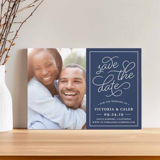 Romantiskt begärandefoto Spara datumkort | Tunga Datumet (Skapare uppladdad)