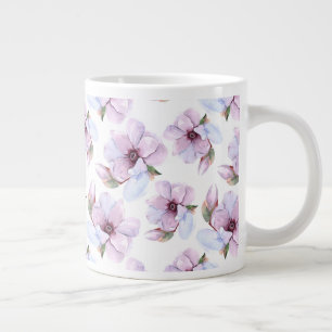 Romantiskt Blommönster Jumbo Mugg