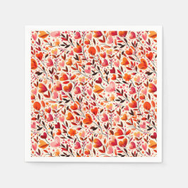 Romantiskt bloom: Alla hjärtans dag Pappersservett