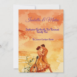 Romantiskt Bröllop Isabella & Mateo  Spara Datumet