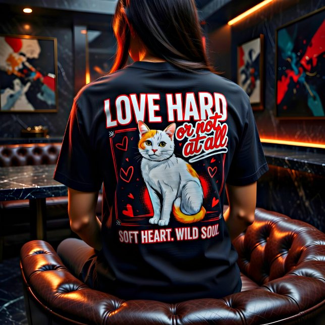 Romantiskt citat Kattälskare present T Shirt (Skapare uppladdad)