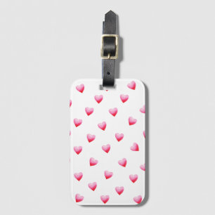 Romantiskt Cute Red Heart Bagagebricka