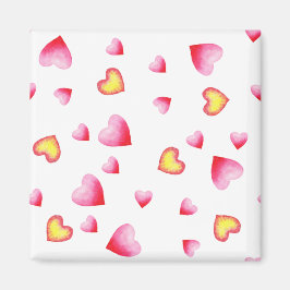 Romantiskt Cute Red Heart Magnet