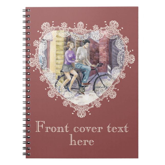 Romantiskt datum anteckningsbok (Framsidan)