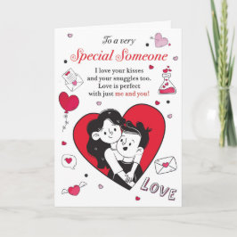 Romantiskt födelsedagskort Kärlek Heart Card för p Kort