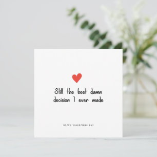 Romantiskt födelsedagskort Valntines Day Card Julkort