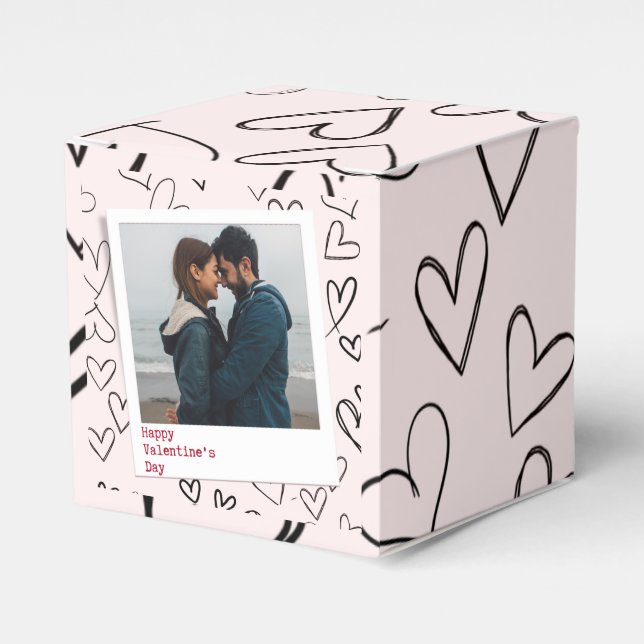 Romantiskt foto för alla hjärtans dag Modern Snygg Presentaskar (Framsidan Sidan)