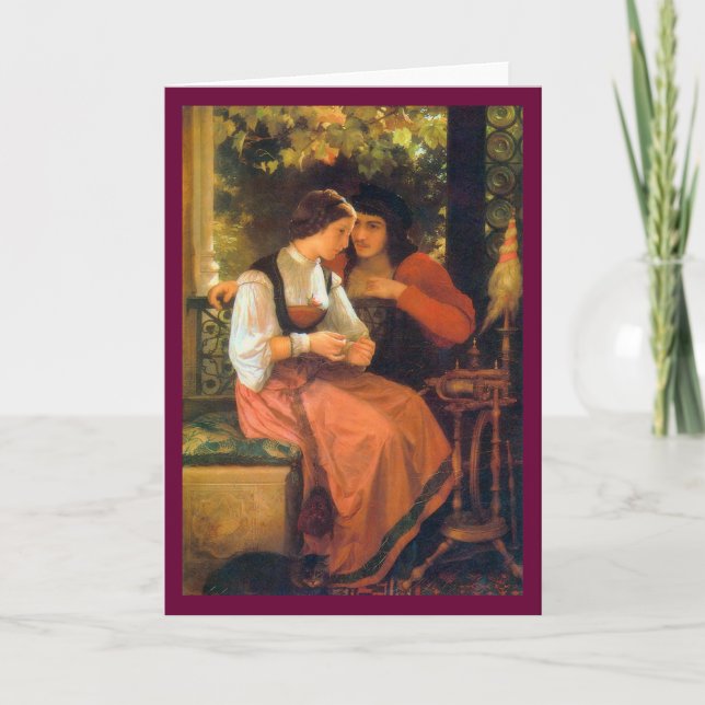 Romantiskt Frieri kort (Framsida)