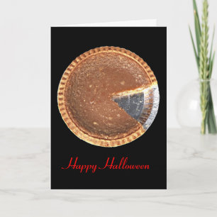 Romantiskt kort för happy halloween Pumpkin Paj
