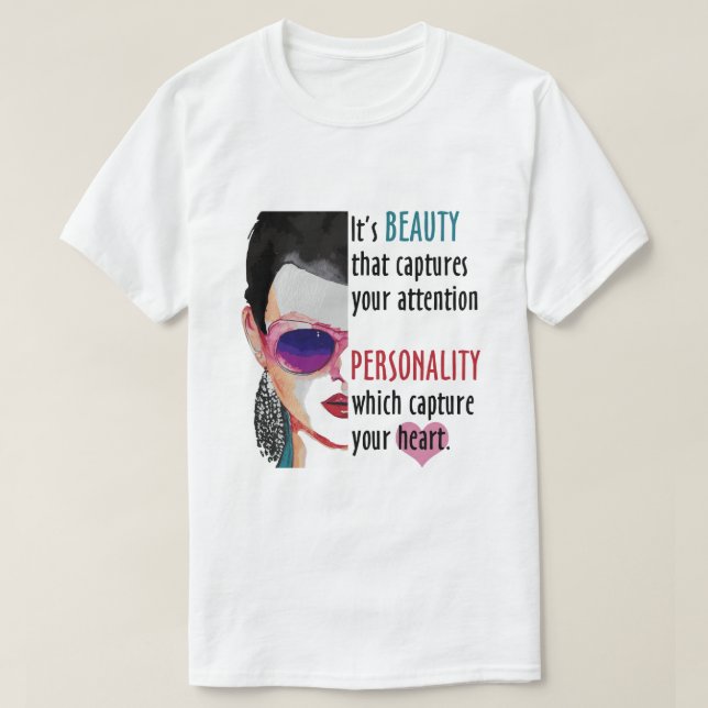 Romantiskt kvinnligt studentkort t shirt (Design framsida)