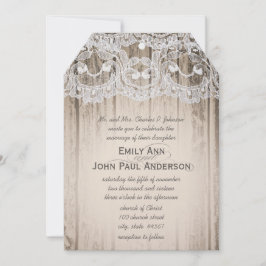 Romantiskt lantligt bröllop med träkonstruktion oc inbjudningar