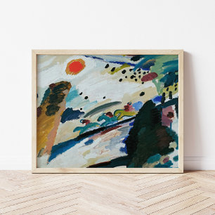 Romantiskt liggande   Kandinsky Poster