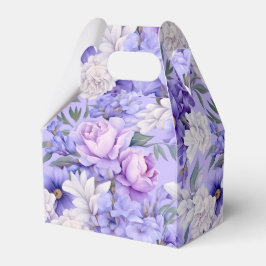 Romantiskt ljus lila blommor presentaskar