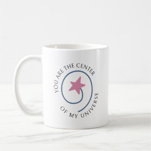 Romantiskt meddelande minimalistiskt Valentine Gif Kaffemugg