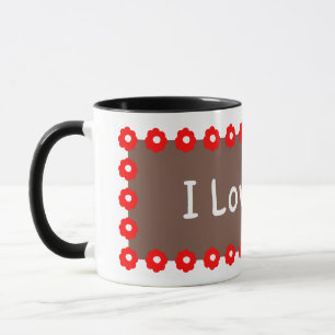 Romantiskt meddelande mugg