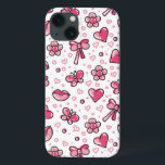 romantiskt mönster<br><div class="desc">roligt rosa seamless mönster med hand plockadeinslag© och ® Bigstock® - all reserverad rättigheter.</div>
