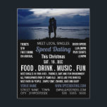 Romantiskt par, annonsering om hastighetsbestämnin flygblad<br><div class="desc">Romantiskt par,  Speed Dating Event Rekloning Flyer från Affärskortet Store.</div>