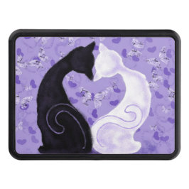 Romantiskt par Cat Hitch Cover Dragkroksskydd