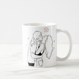 Romantiskt par Mugg - Cute Gift for Älskare