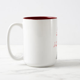 Romantiskt par siluett mugg - Jag är hans