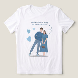 Romantiskt Par T-shirt