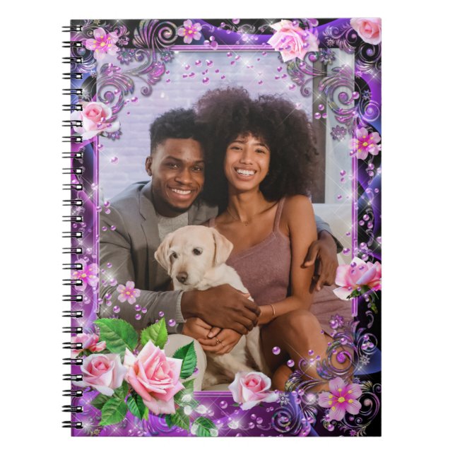 Romantiskt personligt spiralblock (Framsidan)