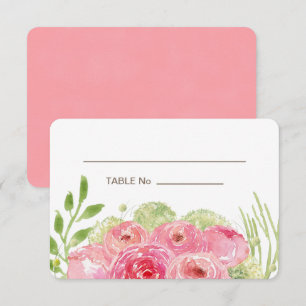 Romantiskt Ro Bröllop Bord-platskort Inbjudningar