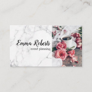 Romantiskt Rosa Gammalt Ro Rustic Bussines Card Visitkort