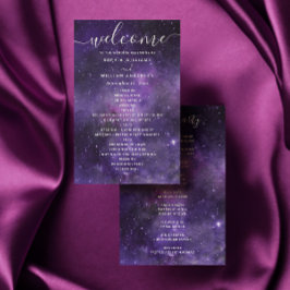 Romantiskt rymdbröllopsprogram | Celestiala galaxe