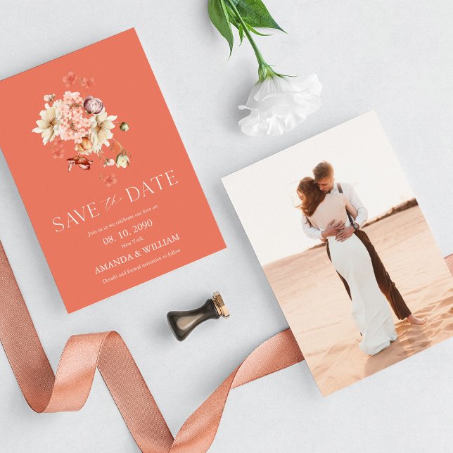 Romantiskt spara datumkortet spara datumet (Skapare uppladdad)