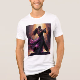 Romantiskt tangopar Elegant dansdesign T Shirt