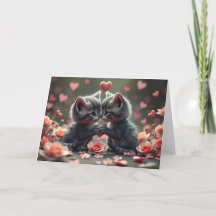 Romantiskt Valentines-kort
